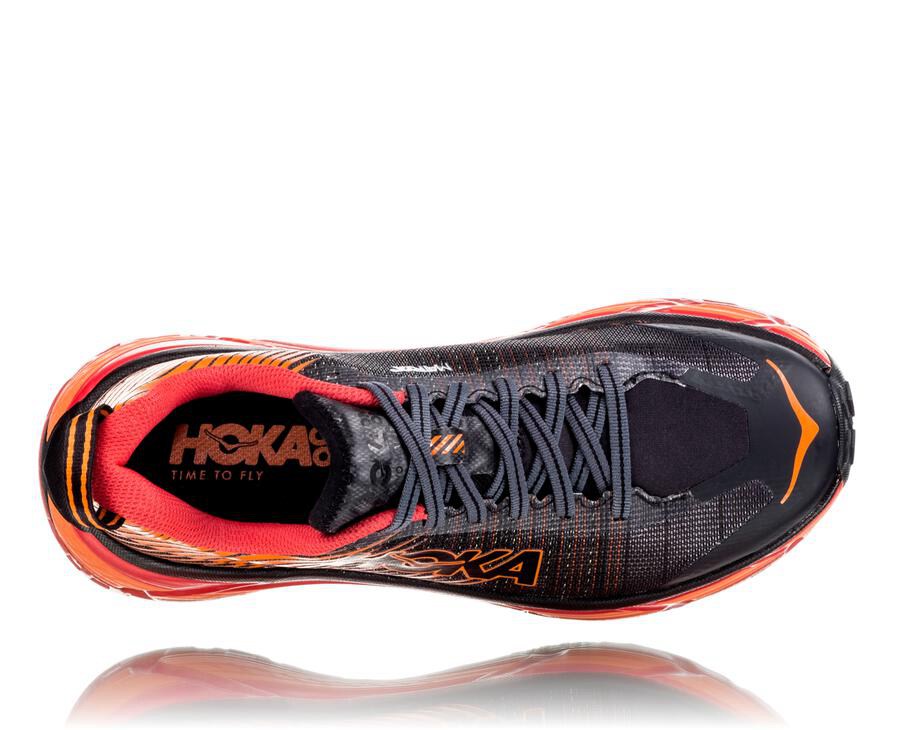 Hoka One One Spor Ayakkabı Erkek Siyah/Kırmızı - Evo Mafate 2 - DQ4129360